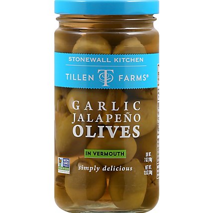 Tillen Farms Olives Garlic Jalapeno - 12 Oz - Image 2