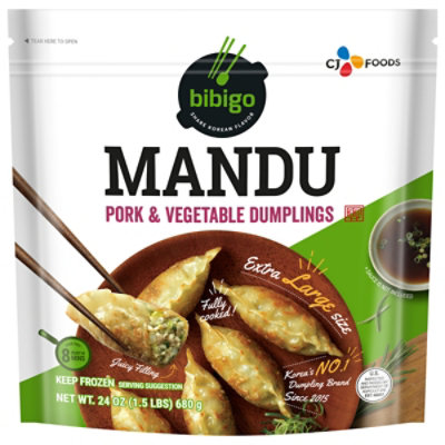 Bibigo Mandu Pork & Vegetable - 24 Oz