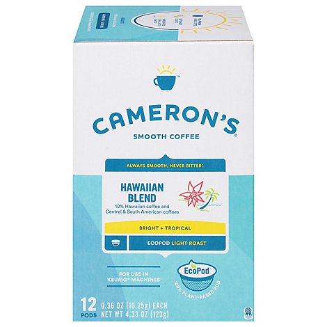 Camerons Coffee Kona Blend Single Serve - 12.00 Count