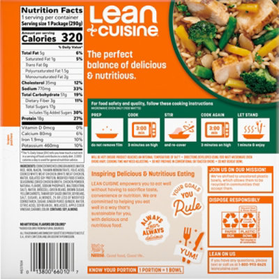 Lean Cuisine Frozen Sticky Ginger Bowl - 10.25 Oz - Image 6