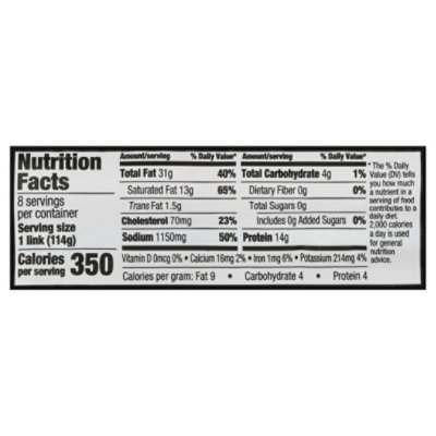 Signature SELECT Franks Uncured Beef Jumbo - 32 Oz - Image 3