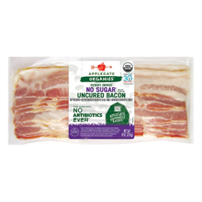 Applegate Organic No Sugar Bacon - 8 Oz - Image 3