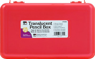 CLi Pencil Box Translucent Assorted Colors - Each - Image 2