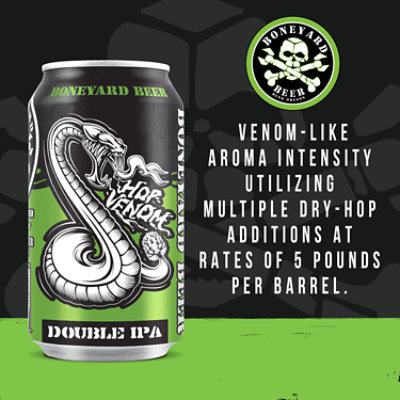 Boneyard Hop Venom Iipa In Cans - 6-12 Fl. Oz. - Image 5