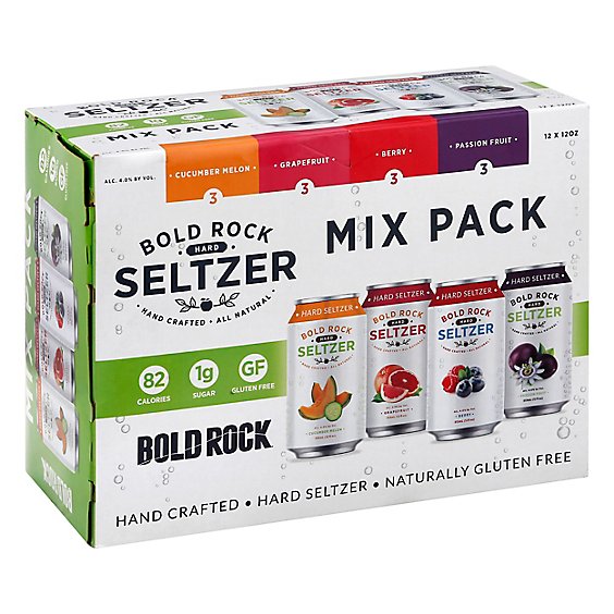Bold Rock Seltzer Variety In Cans - 12-12 Fl. Oz.