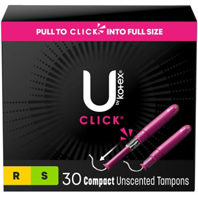 U by Kotex Click Multipack Tampons - 30 Count - Image 1