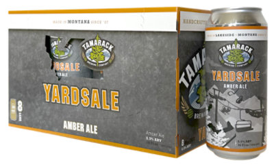 Tamarack Yard Sale Ale - 8-16 Fl. Oz. - Image 1