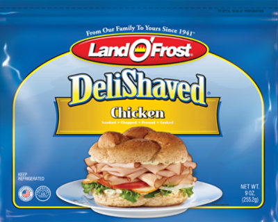 Land O Frost DeliShaved Chicken - 9 Oz