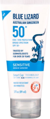 Blue Lizard SPF 50 Sensitive Sunscreen - 3 Oz - Image 2