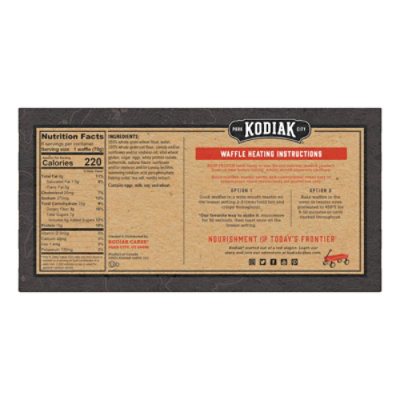 Kodiak Thick & Fluffy Buttermilk & Vanilla Waffles Box - 14.82 Oz - Image 6