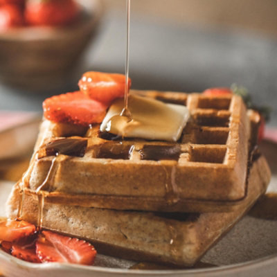 Kodiak Thick & Fluffy Buttermilk & Vanilla Waffles Box - 14.82 Oz - Image 2