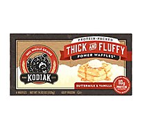 Kodiak Cakes Frozen Buttermilk & Vanilla Thick & Fluffy Waffles - 13.75 Oz
