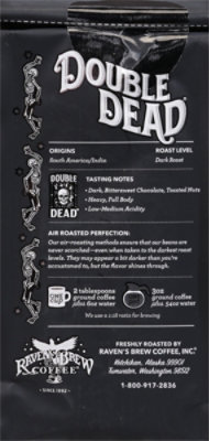 Raven Brew Double Dead Ground Coffee - 12 Oz - Image 4