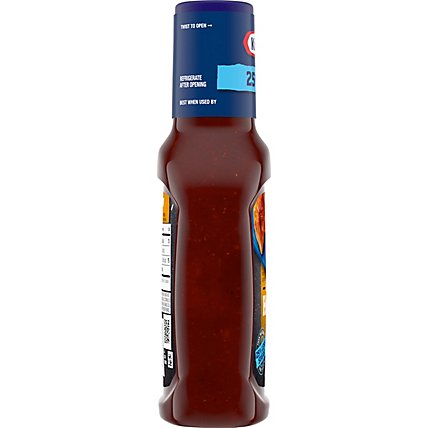 Kraft Hint of Honey Barbecue Sauce with 25% Less Sugar Bottle - 17.5 Oz - Image 7