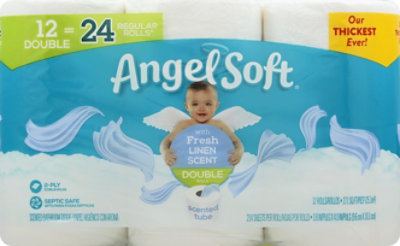 Angel Soft 12dr Linen - 12 Roll - Image 2