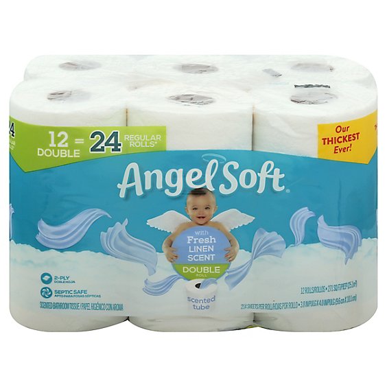 Angel Soft 12dr Linen - 12 Roll