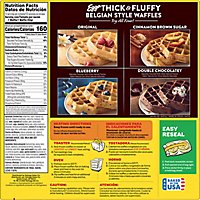 Eggo Thick and Fluffy Frozen Waffles Breakfast Original 12 Count - 23.2 Oz - Image 5