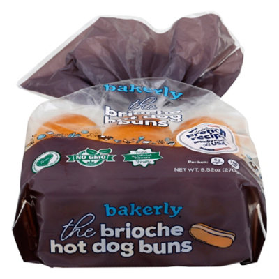 Bakerly Brioche Hot Dog Bun - 9.5 Oz - Image 3