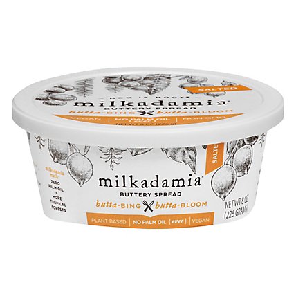 Milkadamia Butter Salted Spread - 8 Oz - Image 1