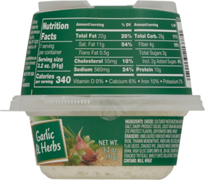 President Rondelle Garlic And Herb With Cracker - 3.28 Oz - Image 5