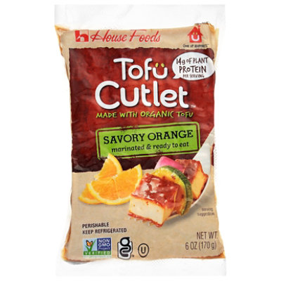 House Foods Tofu Cutlet Savory Orange - 6 Oz - Image 2