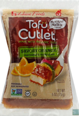 House Foods Tofu Cutlet Savory Orange - 6 Oz - Image 2