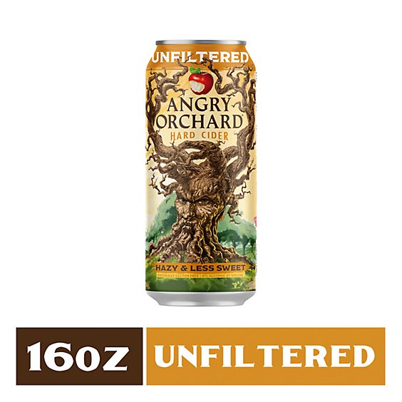 Angry Orchard Unfiltered Cider In Cans - 16 Fl. Oz.