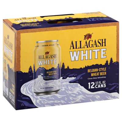 Allagash White In Cans - 12-12 Fl. Oz. - Image 1