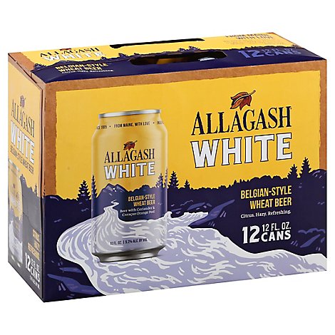 Allagash White In Cans - 12-12 Fl. Oz.