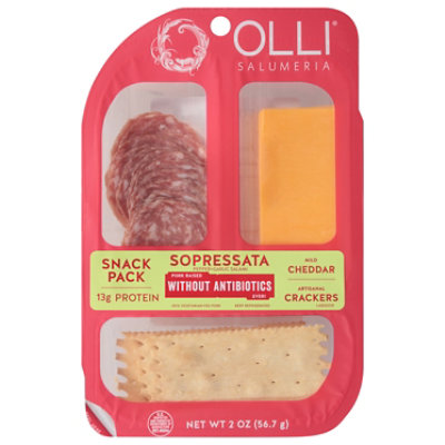 Olli Sopressata Cheddar Cracker Snack Tray - 2 Oz - Image 3