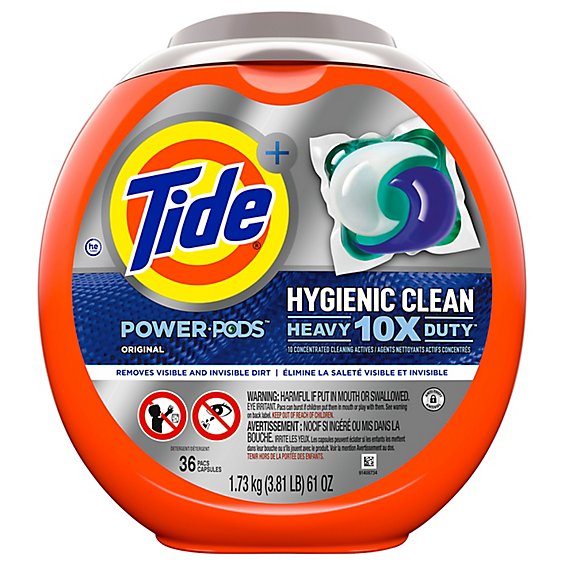 Tide PODs Hygienic Clean Original Scent Laundry Detergent Pacs - 36 Count