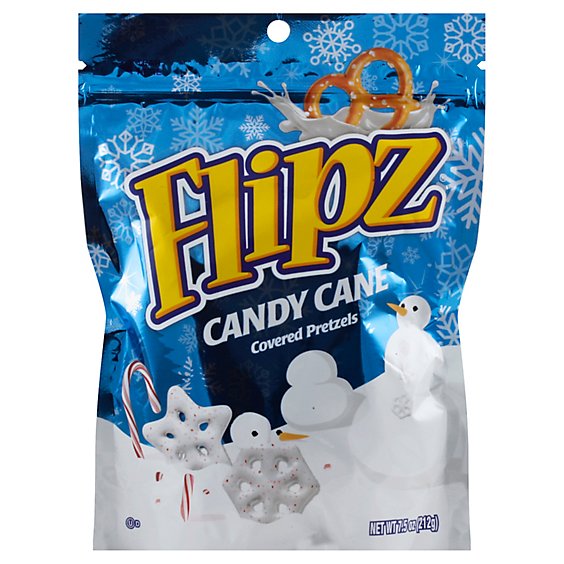 Flipz Holiday Candy Cane - 7.5 Oz