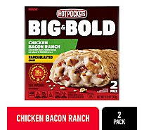 Hot Pockets Big & Bold Chicken Bacon Ranch Frozen Snack - 13.5 Oz