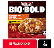 Hot Pockets Big & Bold Buffalo Chicken 2pk Pizza - 13.5 Oz