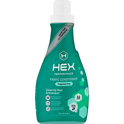 Hex Performance Fragrance Free Fabric Conditioner - 32 Fl. Oz. - Image 2