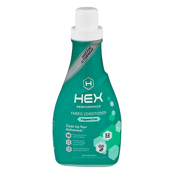 Hex Performance Fragrance Free Fabric Conditioner - 32 Fl. Oz.