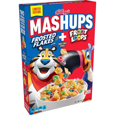 Kelloggs Mashups Breakfast Cereal Limited Edition Frosted Flakes