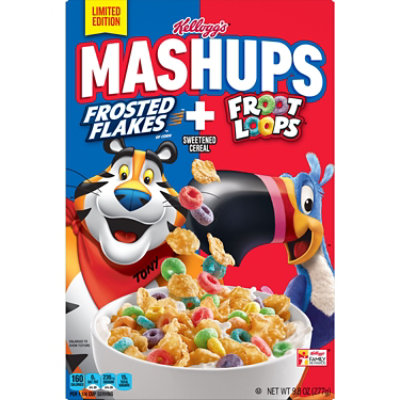 Kelloggs Mashups Breakfast Cereal Limited Edition Frosted Flakes