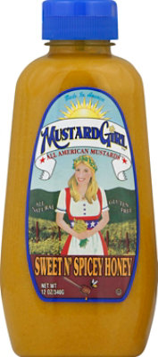 Mustard Girl Mustard Hny Swt&Spcy Gf - 12 Oz - Image 2