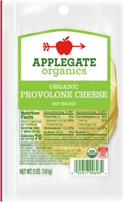 Applegate Organic Provolone Cheese - 5 Oz - Image 2