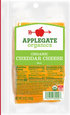 Applegate Farms Organic Mild Cheddar - 5 Oz - Image 3