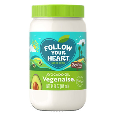 Follow Your Heart Avocado Oil Dairy Free Vegan Mayo - 14 Fl. Oz.