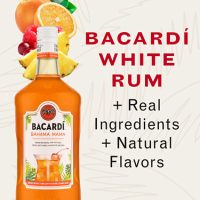 Bacardi Bahama Mama Gluten Free Premium Rum Cocktail - 1.75 Liter - Image 3