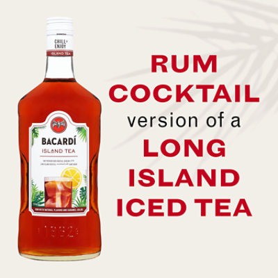 Bacardi Island Tea Ready To Serve Gluten Free Premium Rum Cocktail - 1.75 Liter - Image 2