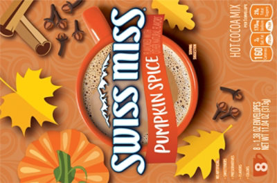 Swiss Miss Pumpkin Spice Flavored Hot Cocoa Mix - 8-1.38 Oz - Image 6