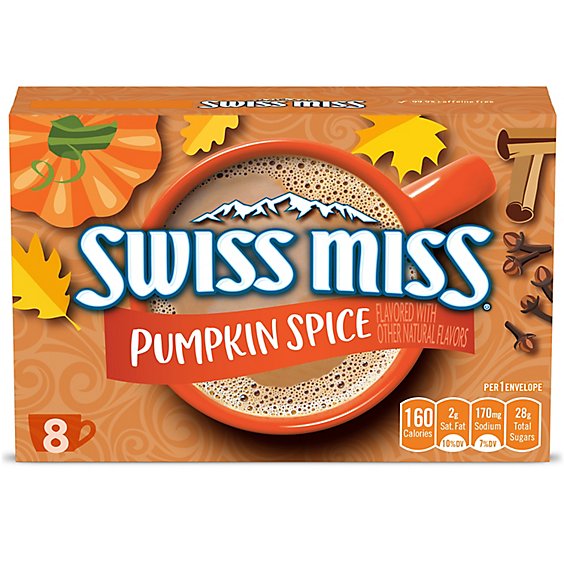 Swiss Miss Pumpkin Spice Flavored Hot Cocoa Mix - 8-1.38 Oz