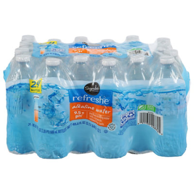 Signature SELECT Refreshe Alkaline Water - 24-16.9 Fl. Oz. - Image 4