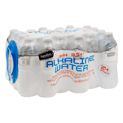 Signature Select Water Alkaline - 24-16.9Fl. Oz.