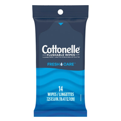 Cottonelle Fresh Care On-The-Go Pack Adult Wet Wipes - 14 Count - Image 6