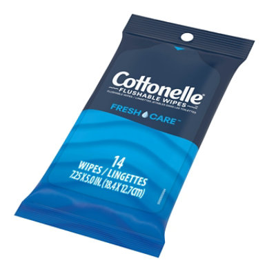 Cottonelle Fresh Care On-The-Go 1 On-The-Go Pack Adult Wet Wipes - 14 Count - Image 7